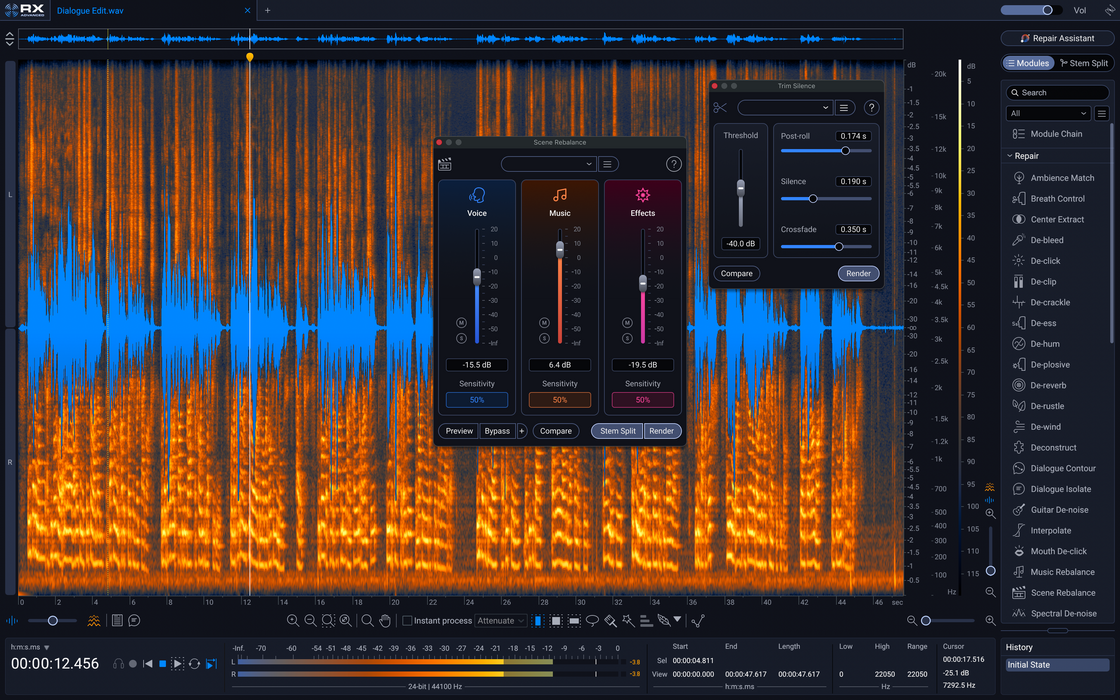 iZotope RX 11 Advanced - audio enhancement and restoration software