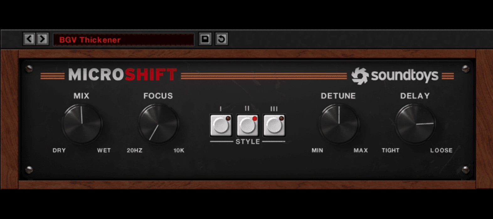 Soundtoys MicroShift 5