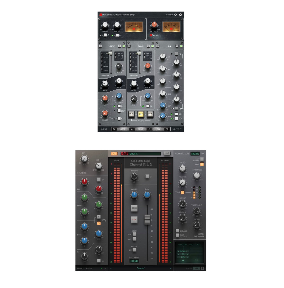 Ssl Channel Collection SSL Channel Strip 2 and Harrison 32Classic Channel — Music SA - Plugins ...