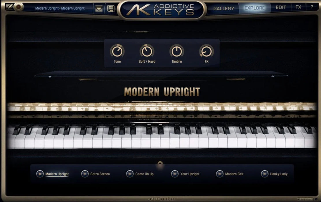 Addictive Keys Modern Upright — Music SA - Plugins de Áudio e ...