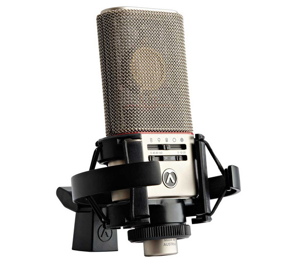 Austrian Audio OC818 Studio Professional Condenser Microphone Multi-Pattern Set (Silver) 
