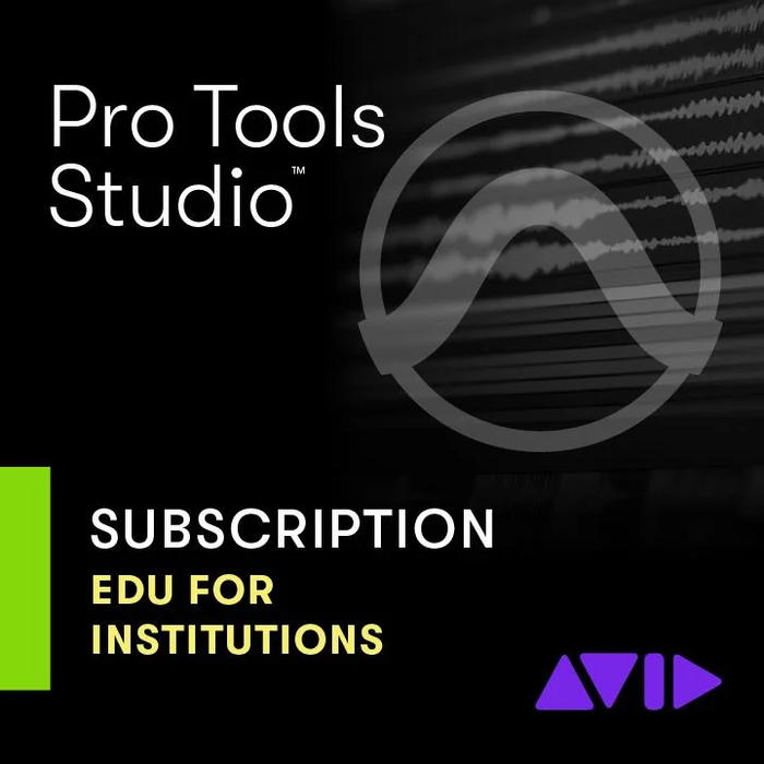 Pro Tools Studio - Licença de 1 ano - Para Instituições de Ensino - Nova Assinatura