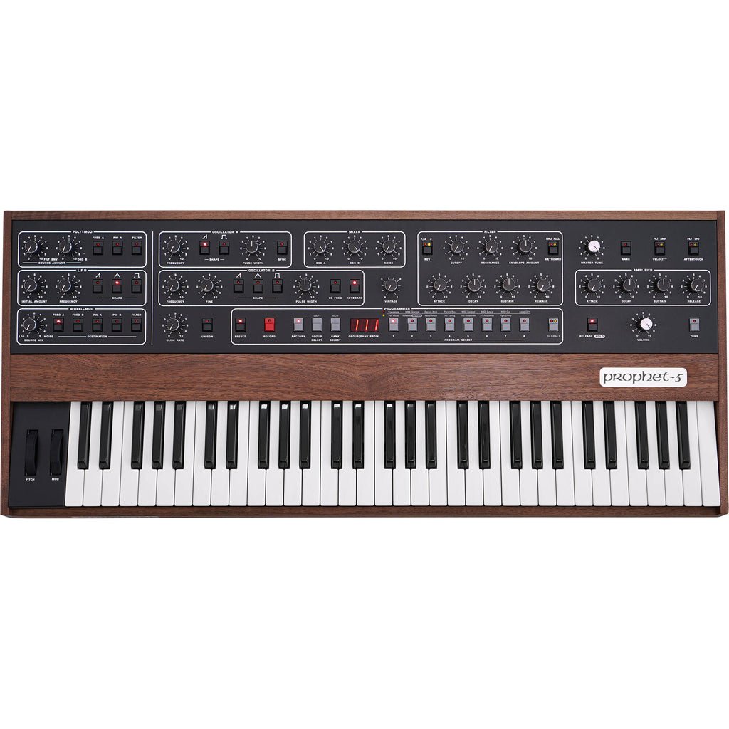 Sintetizador Sequential Prophet-5 analógico polifônico — Music SA