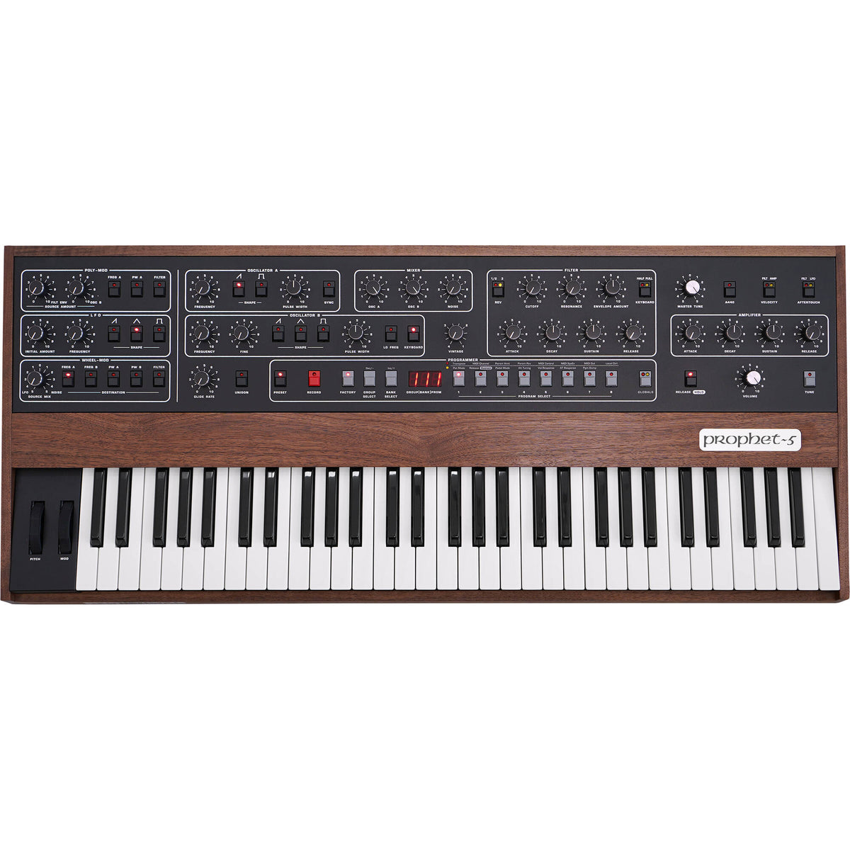 Sintetizador Sequential Prophet-5 analógico polifônico — Music SA
