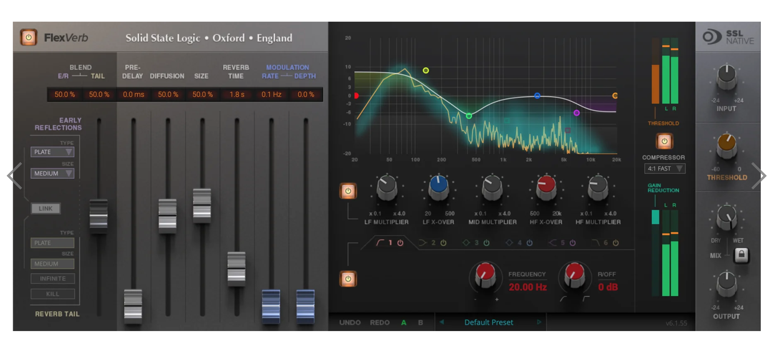SSL FlexVerb Reverb Plug-in — Music SA - Plugins de Áudio e ...