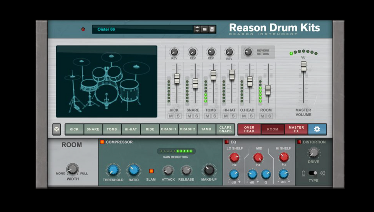 Reason Drum Kits — Music SA - Plugins de Áudio e Equipamentos Musicais