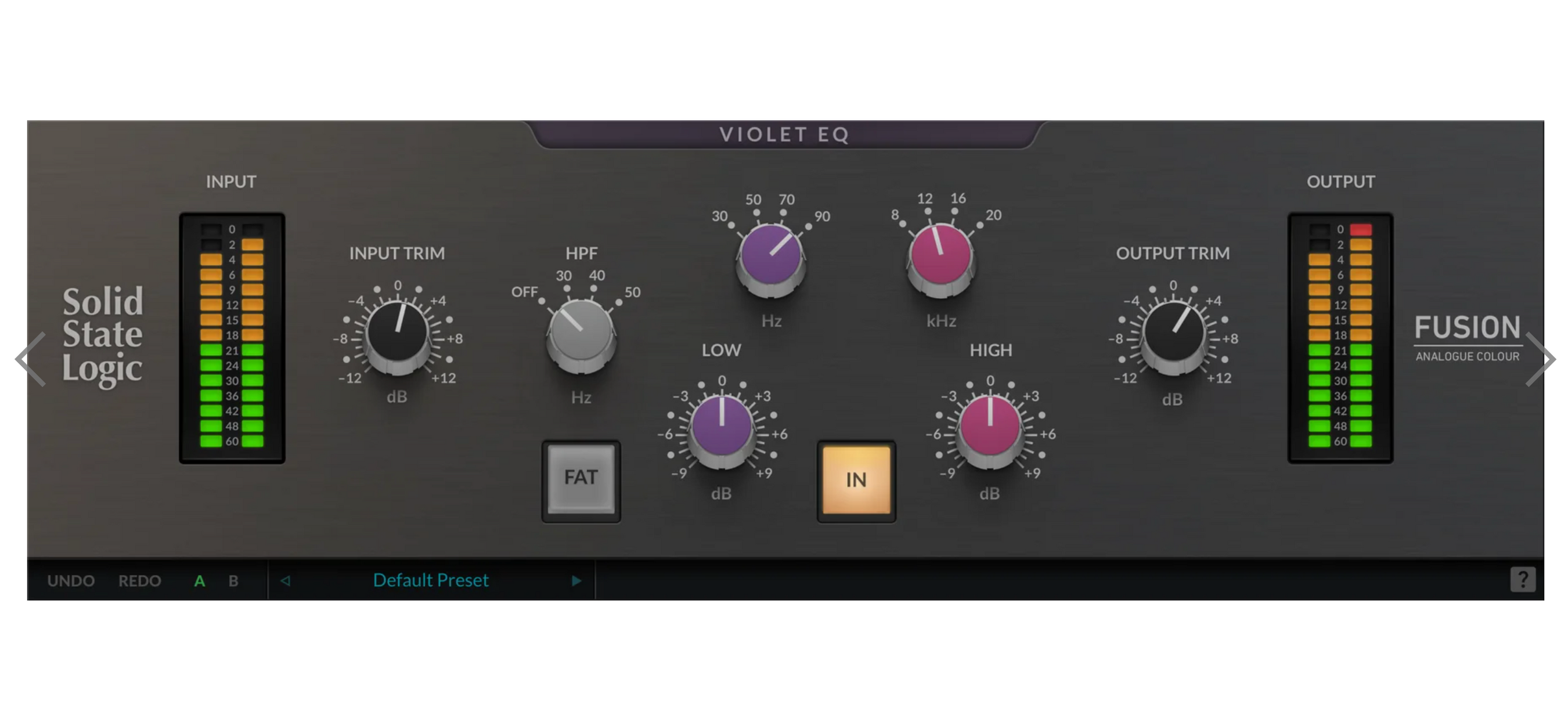 SSL Fusion Violet EQ Plug-in — Music SA - Plugins de Áudio e ...